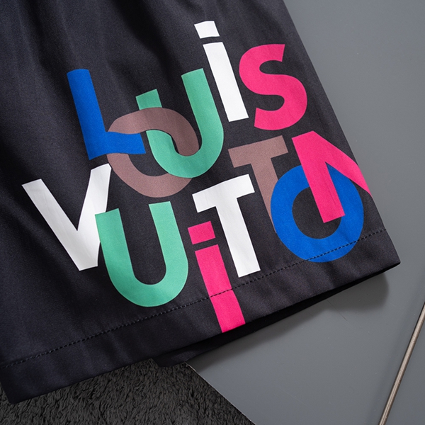 ブランドハーフパンツ素材ディテール